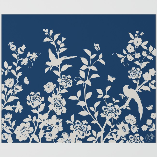 Laura Ashley Oriental Garden Midnight Seaspray - Special Edition