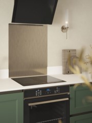 Brushed Brass Self-Adhesive Stainless Steel Splashback