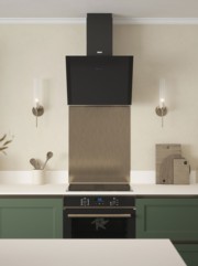 Brushed Brass Self-Adhesive Stainless Steel Splashback