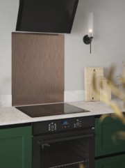 Brushed Copper Self-Adhesive Stainless Steel Splashback