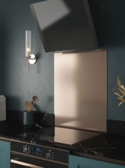 Copper Shimmer Self-Adhesive Stainless Steel Splashback