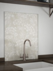 Country Living Meadow Ochre Self-Adhesive Glass Splashback