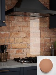 Crystal Clear 6mm Glass Splashback - choice of caps