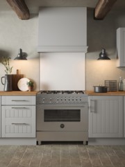 Country Living Linen White Self-Adhesive Matt Glass Splashback